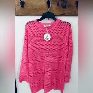 NWT crochet cover-up tunic